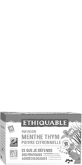 Infusion Menthe et Thym - équitable en France et bio Ethiquable