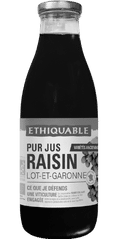 Pur jus raisin France équitable bio