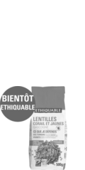 Lentilles corail jaunes Gascogne ethiquable équitable bio france 