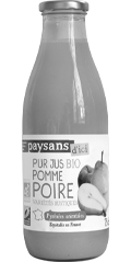 paysans d ici pur jus pomme poire bio equitable