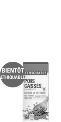 Pois cassés charente ethiquable équitable bio france 