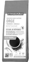 Orge torréfié moulu boisson sans caféine équitable et bio Orge torréfié moulu boisson sans caféine
