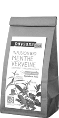 vrac infusion verveine menthe france equitable bio paysans d'ici