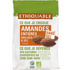 amandes entières grillées à sec sans sel bio équitable ethiquable