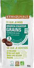 arabica café grain équateur ethiquable bio equitable