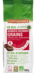 café arabica colombie grain ethiquable bio équitable