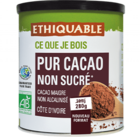 pur cacao en poudre ethiquable bio équitable 