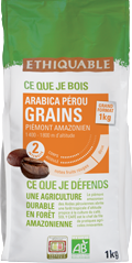 çafé arabica Pérou Grain 1kg ethiquable bio commerce équitableff