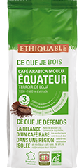 arabica café moulu 250g équateur ethiquable bio equitable