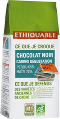 carré noir dégustation ethiquable-equitable-bio