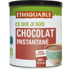 chocolat instantané ethiquable bio équitable