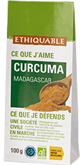 sachet curcuma en poudre bio équitable