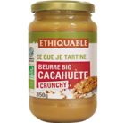 Beurre de cacahète crunchy et équitable