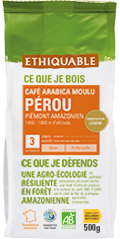 arabica café moulu Pérou ethiquable bio equitable