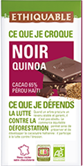 chocolat noir quinoa équitable bio ethiquable