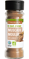 noix de musacde moulue bio équitable ethiquable