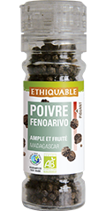 Poivre noir Fenoarivo Madagascar bio équitable ethiquable