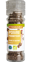 Poivre Panniyoor Kérala - Inde bio équitable ethiquable