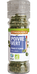 Poivre vert Sri Lanka bio équitable ethiquable