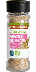 sésame grillé complet bio équitable burkina faso ethiquable