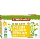 ethiquable thé vert gingembre citron vert équitable et bio