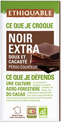 chocolat noir extra equitable bio ethiquable franceo