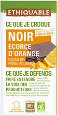 chocolat noir orange equitable bio ethiquable france