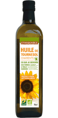 Huile de tournesol France équitable et bio