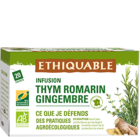 Infusion Thym, Romarin, Menthe et Gingembre