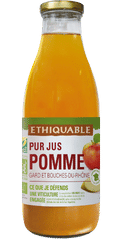 Pur jus pomme France équitable bio