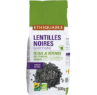 Lentilles noires France équitable et bio