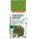 Lentilles vertes de Gascogne France équitable et bio