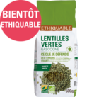 Lentilles vertes Gascogne ethiquable équitable bio france 