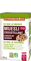 muesli chocolat bio équitable ethiquable