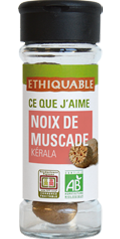 Noix muscade poudre bio - SITAEL  Créateurs de mélanges : épices, herbes &  aux fleurs Bio