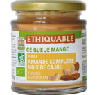 purée amande complete cajou grillé bio equitable