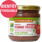 purée pomme fraise monts du lyonnais ethiquable équitable bio france 