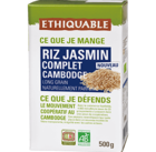 Riz Jasmin complet Cambodge équitable & bio ethiquable