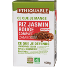 Riz Jasmin rouge Cambodge équitable & bio ethiquable