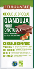 Chocolat noir Gianduja onctueux