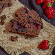 Cake fondant chocolat fruits rouges sans gluten