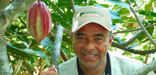 Usine de masse de cacao au Guatémala