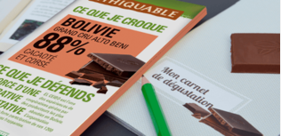 carnet de dégustation chocolat Ethiquable