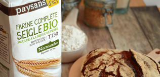 Farine de seigle bio et équitable