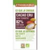 cacao cru 82% de cacao ethiquable