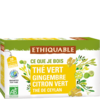 ethiquable thé vert gingembre citron vert équitable et bio