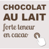 chocolat au lait forte teneur en cacao