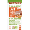 chocolat au lait caramélisé equitable bio ethiquable france