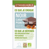 chocolat noir caramel pointe de sel equitable bio ethiquable france