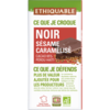 chocolat noir sésame caramélisé equitable bio ethiquable france